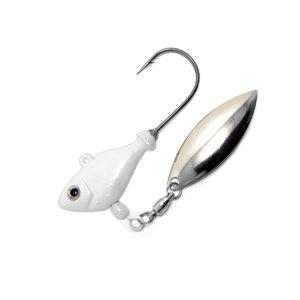 tete-plombée-fish-head-spin-Pearl-white